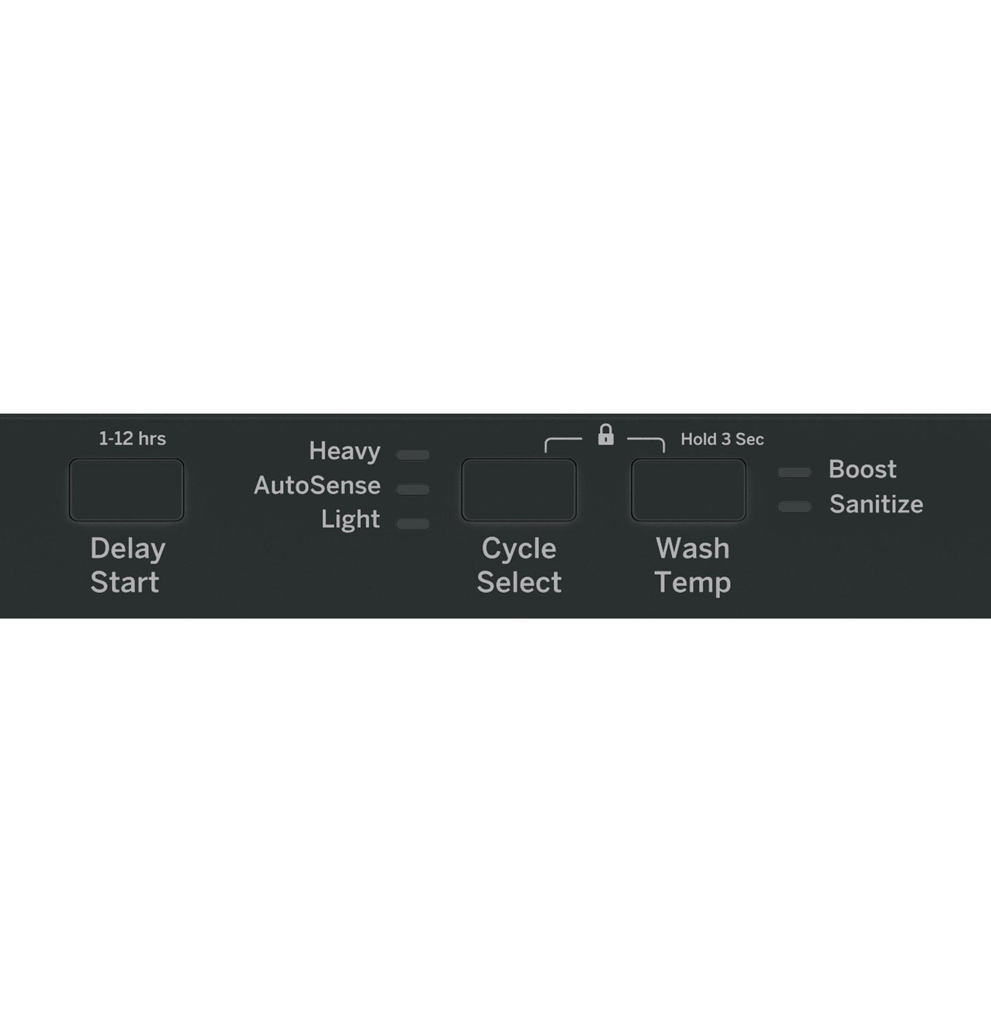GDT226SGLBB GE® ENERGY STAR® ADA Compliant Stainless Steel Interior Dishwasher with Sanitize Cycle