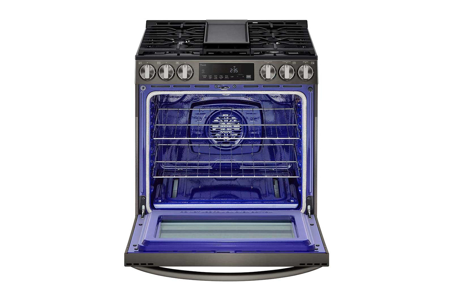 Lg LSGL5833D 5.8 cu ft. Smart Wi-Fi Enabled Fan Convection Gas Slide-in Range with Air Fry & EasyClean®