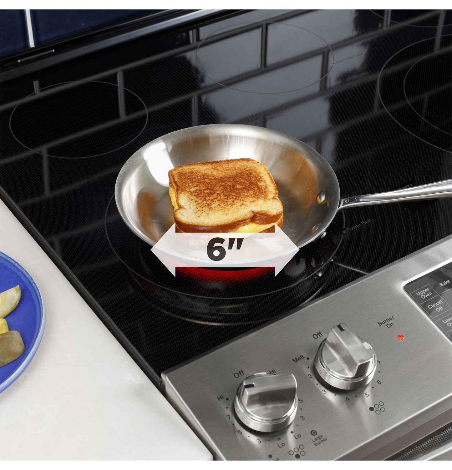 JSS86SPSS GE 30" Slide-In Electric Convection Double Oven Range