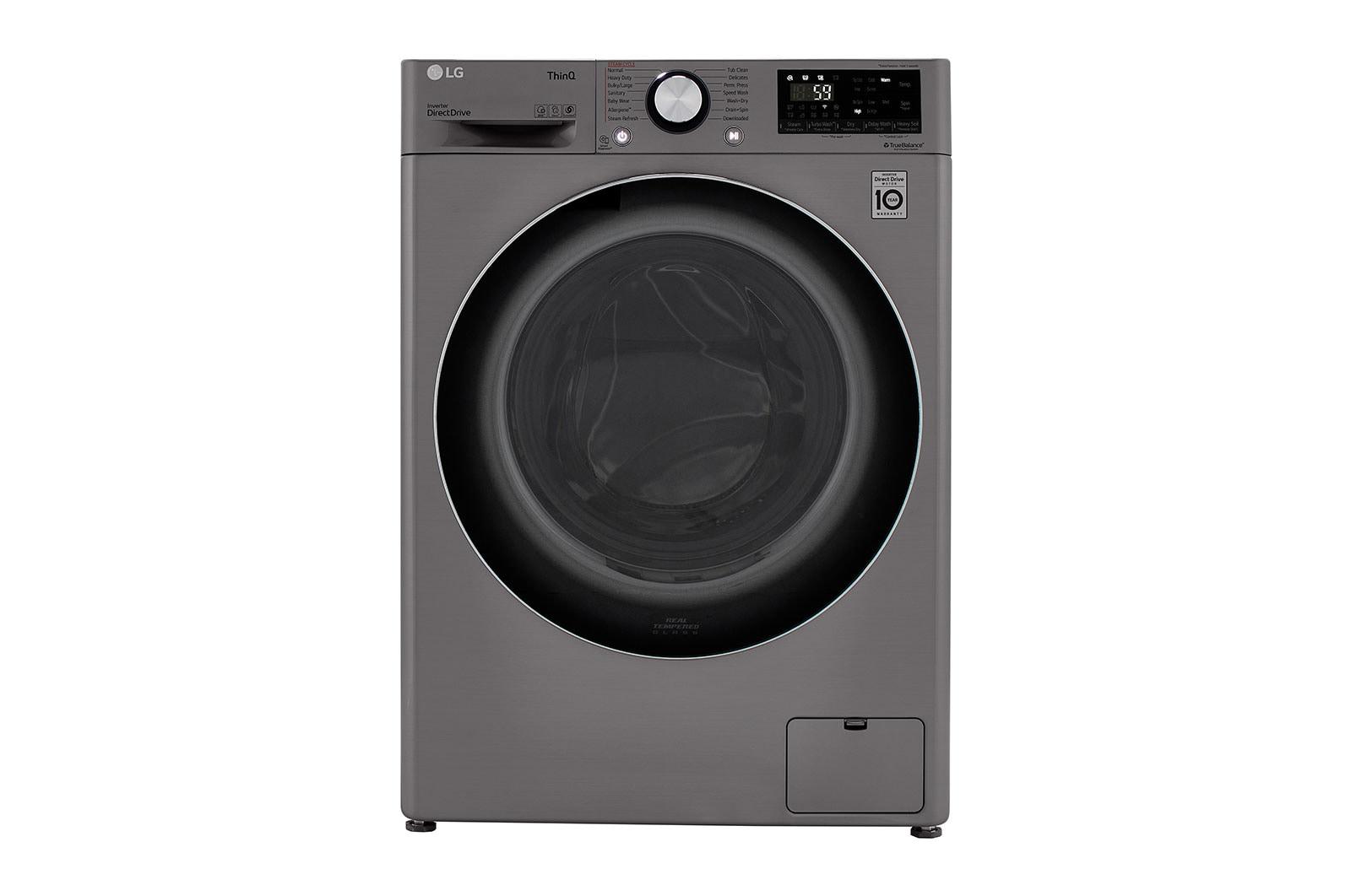Lg 2.4 cu.ft. Smart wi-fi Enabled Compact Front Load All-In-One Washer/Dryer Combo with Built-In Intelligence