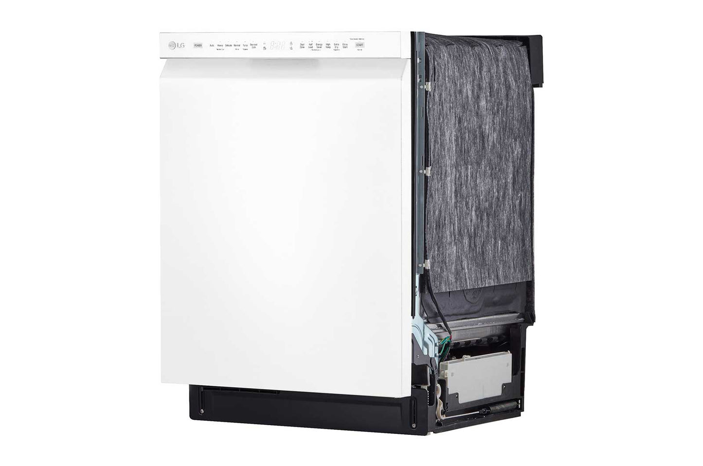 Lg LDFN4542W Front Control Dishwasher with QuadWash™ and 3rd Rack