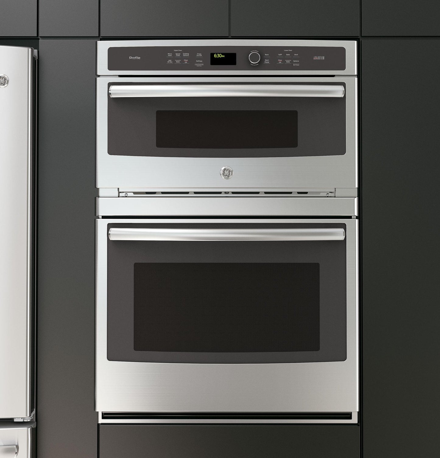 PT9800SHSS GE Profile™ 30 in. Combination Double Wall Oven with Convection and Advantium® Technology