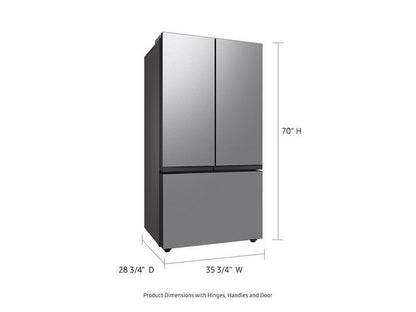 Samsung RF24BB6200QLAA Bespoke 3-Door French Door Refrigerator (24 cu. ft.) with AutoFill Water Pitcher in Stainless Steel