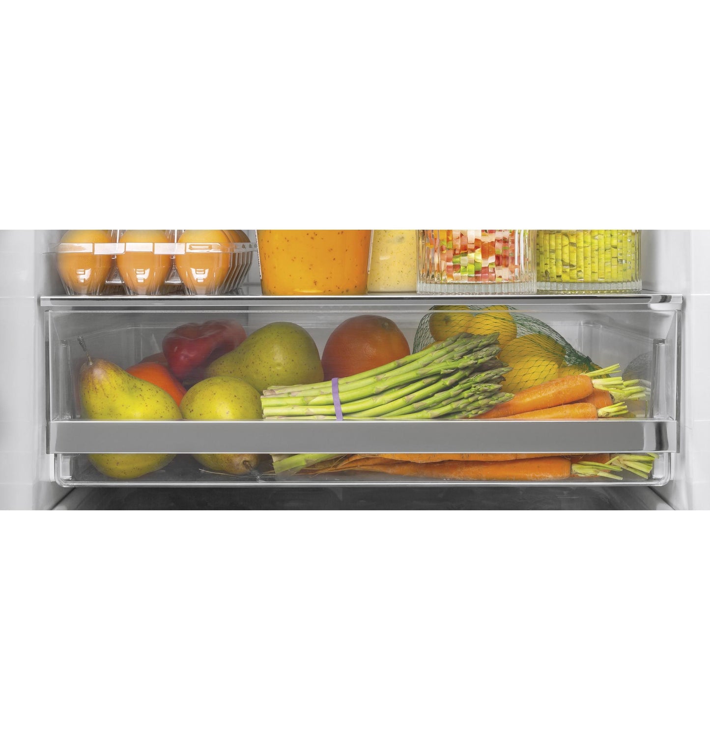 GLE12HSPSS GE® ENERGY STAR® 11.9 Cu. Ft. Bottom-Freezer Refrigerator