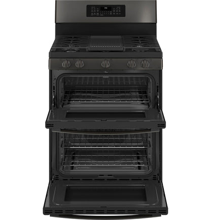 PGB965BPTS GE Profile™ 30" Free-Standing Gas Double Oven Convection Range with No Preheat Air Fry
