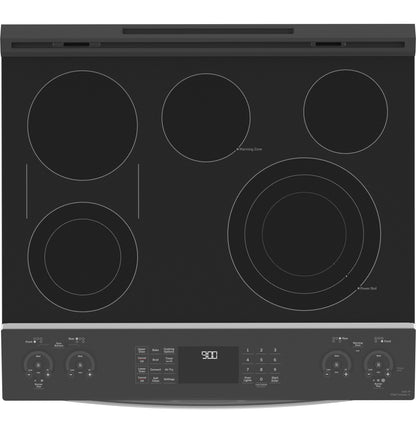 PS960YPFS GE Profile™ 30" Smart Slide-In Electric Double Oven Convection Fingerprint Resistant Range