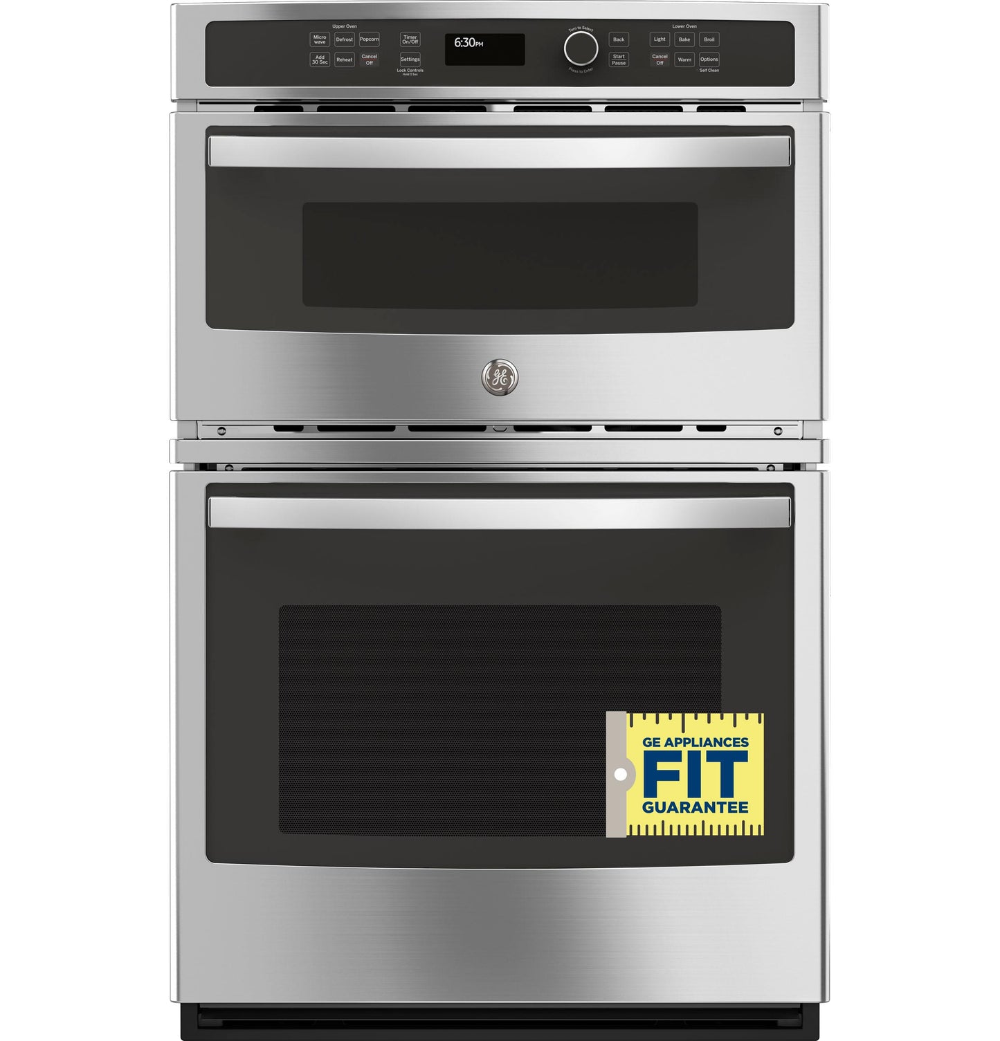 JK3800SHSS GE® 27" Built-In Combination Microwave/Thermal Wall Oven