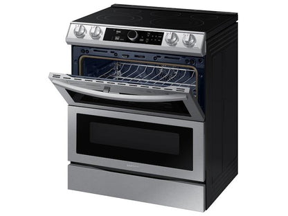 6.3 cu ft. Smart Slide-in Electric Range with Smart Dial, Air Fry, & Flex Duo™ in Stainless Steel