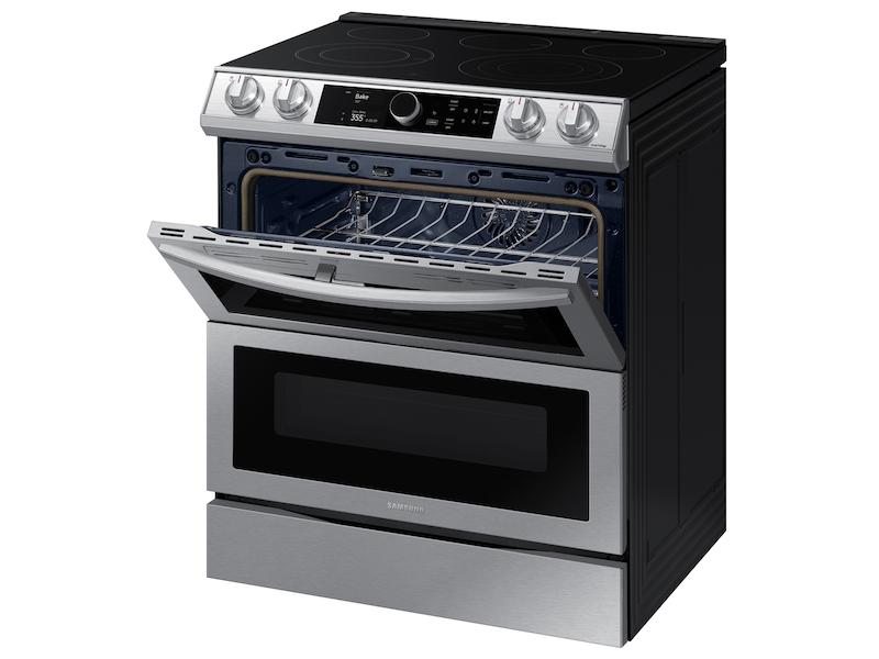 Samsung 6.3 cu ft. Smart Slide-in Electric Range with Smart Dial, Air Fry,