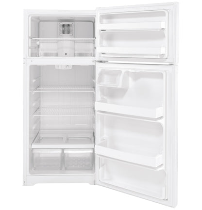 GTE17DTNRWW GE® ENERGY STAR® 16.6 Cu. Ft. Top-Freezer Refrigerator