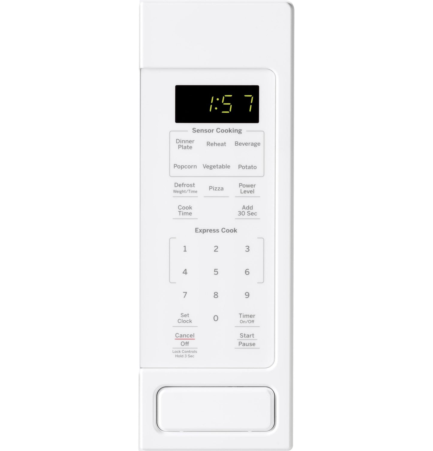 JES1657DMWW GE® 1.6 Cu. Ft. Countertop Microwave Oven