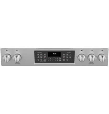 JGSS86SPSS GE 30" Slide-In Front Control Gas Double Oven Range