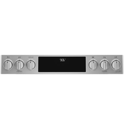 PGS960YPFS GE Profile™ 30" Smart Slide-In Front-Control Gas Double Oven Convection Fingerprint Resistant Range