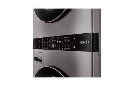 Lg WKG101HVA Single Unit Front Load LG WashTower™ with Center Control™ 4.5 cu. ft. Washer and 7.4 cu. ft. Gas Dryer