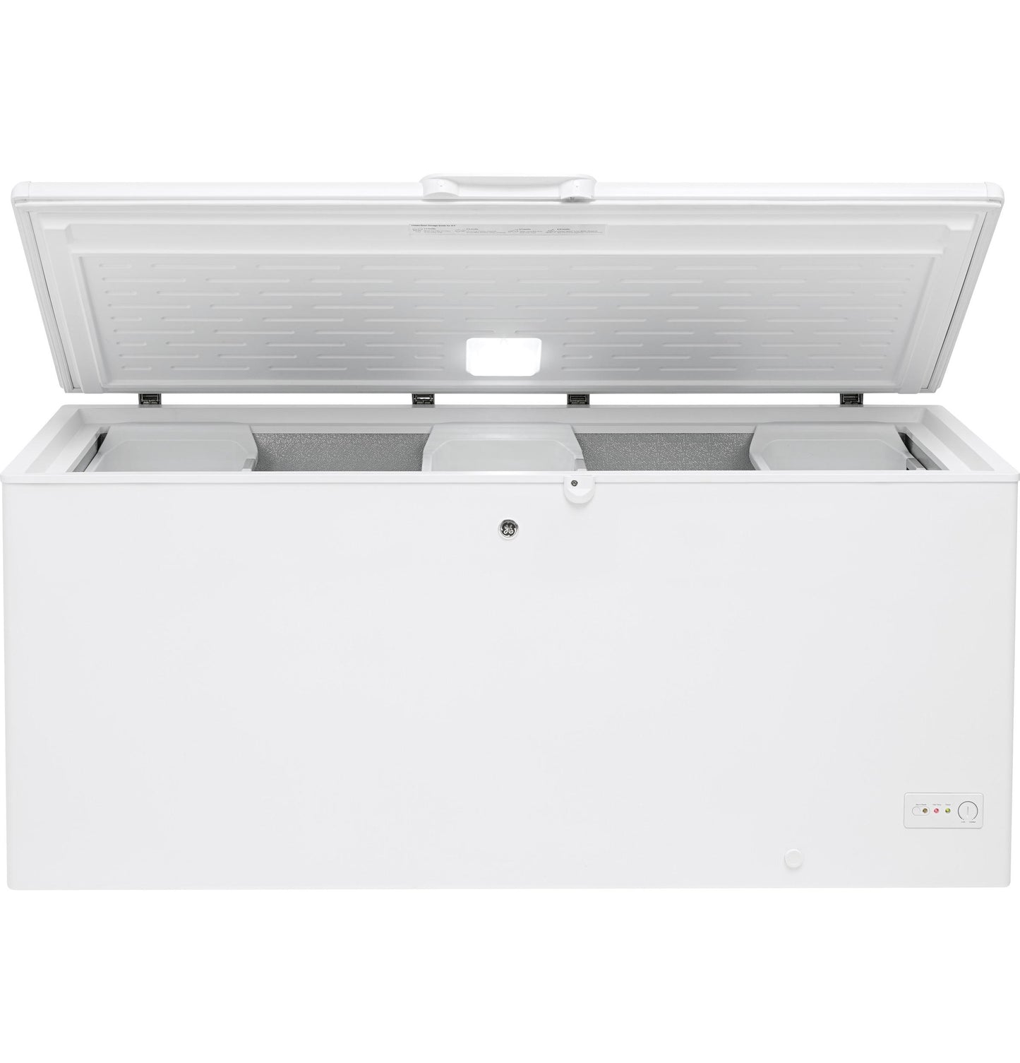 FCM22DLWW GE® ENERGY STAR® 21.7 Cu. Ft. Manual Defrost Chest Freezer
