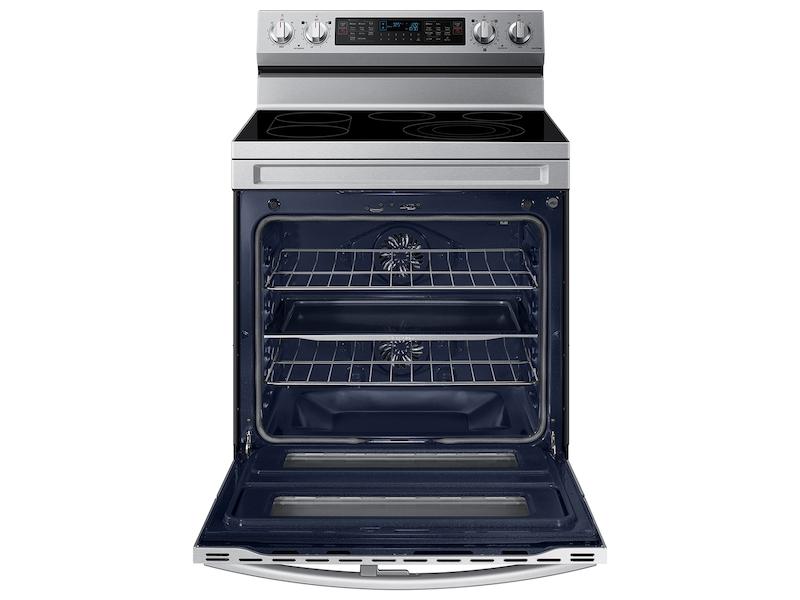 Samsung NE63A6751SS 6.3 cu. ft. Smart Freestanding Electric Range with Flex Duo™, No-Preheat Air Fry & Griddle in Stainless Steel