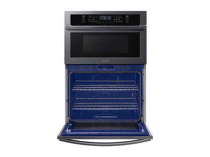 Samsung NQ70T5511DG 30" Microwave Combination Wall Oven with Wi-Fi in Black Stainless Steel