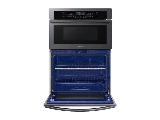Samsung NQ70T5511DG 30" Microwave Combination Wall Oven with Wi-Fi in Black Stainless Steel