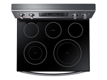 Samsung NE59M4320SG 5.9 cu. ft. Freestanding Electric Range with Convection in Black Stainless Steel