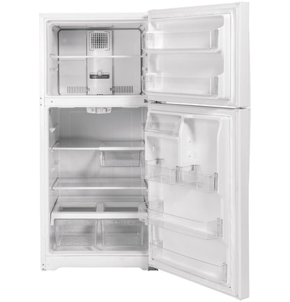 GTS22KGNRWW GE® 21.9 Cu. Ft. Garage Ready Top-Freezer Refrigerator
