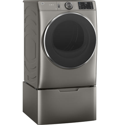 GE® 7.8 cu. ft. Capacity Smart Front Load Gas Dryer with Steam and Sanitize Cycle