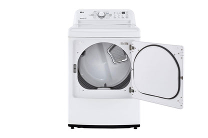 Lg DLE7000W 7.3 cu.ft. Ultra Large High Efficiency Dryer™ , Electric, White