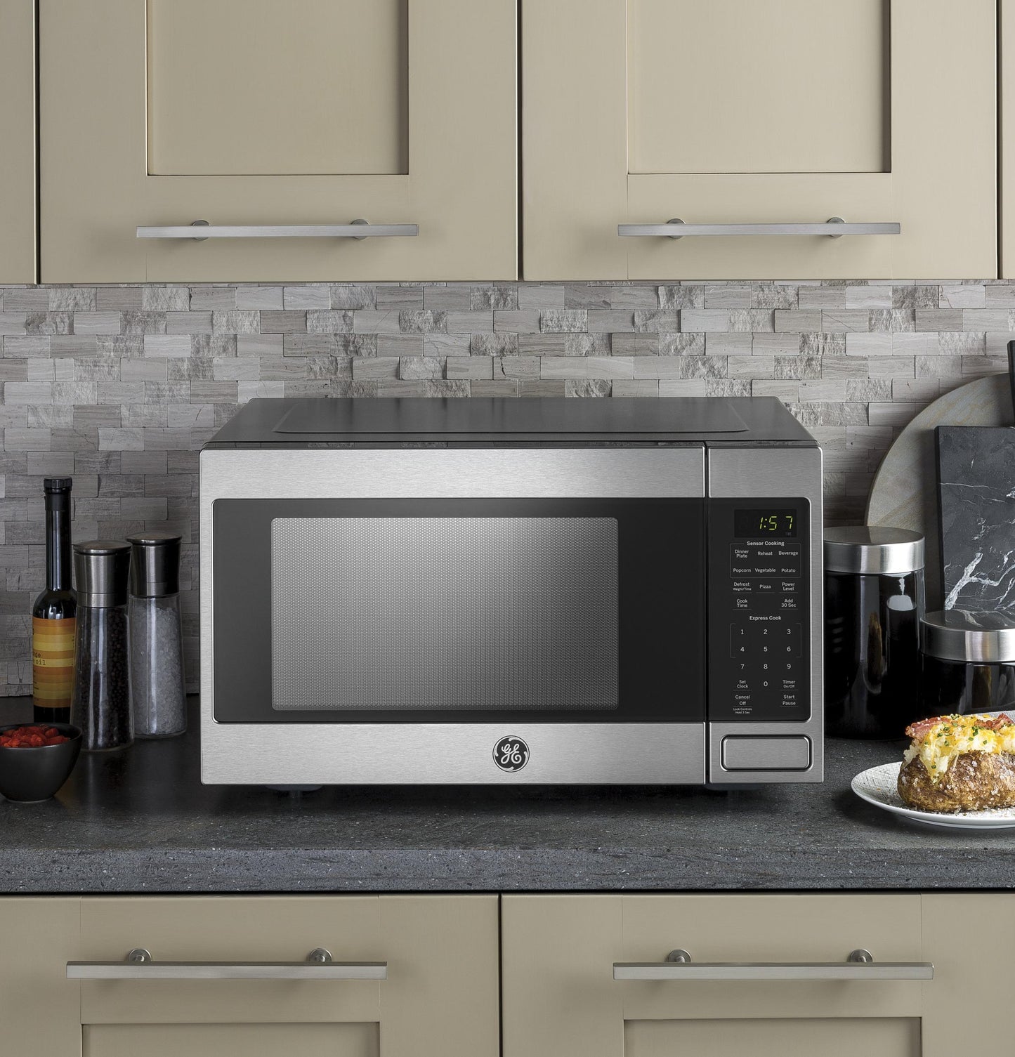 GE® 1.6 Cu. Ft. Countertop Microwave Oven