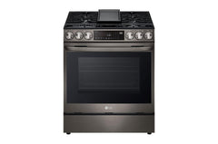 Lg LSGL6335D 6.3 cu ft. Smart wi-fi Enabled ProBake Convection® InstaView® Gas Slide-In Range with Air Fry