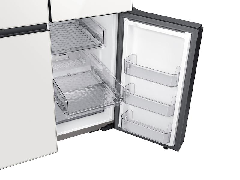 Bespoke 4-Door Flex™ Refrigerator (29 cu. ft.) in White Glass (2021)
