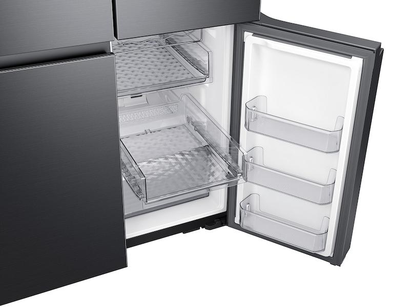 Samsung 29 cu. ft. Smart 4-Door Flex™ Refrigerator with Family Hub™ and Beverage Center in Black Stainless Steel