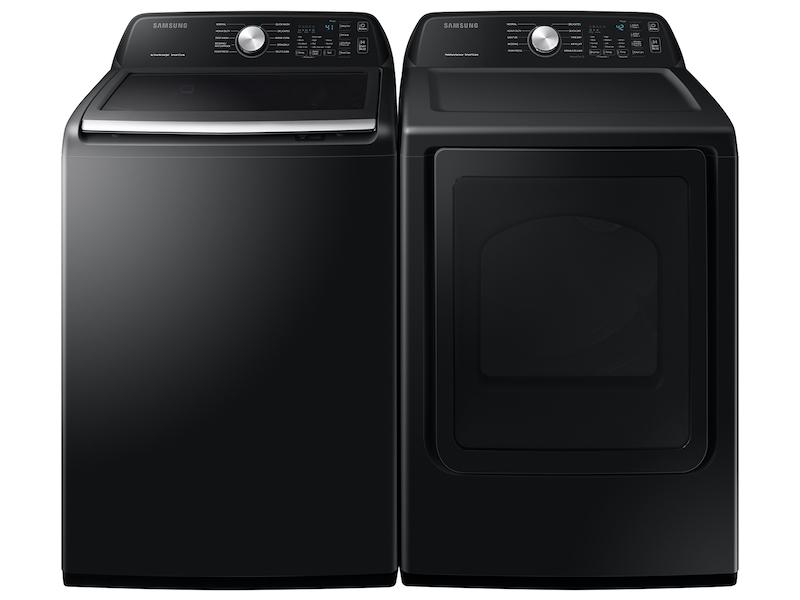 Samsung WA45T3400AV 4.5 cu. ft. Capacity Top Load Washer with Active WaterJet in Brushed Black