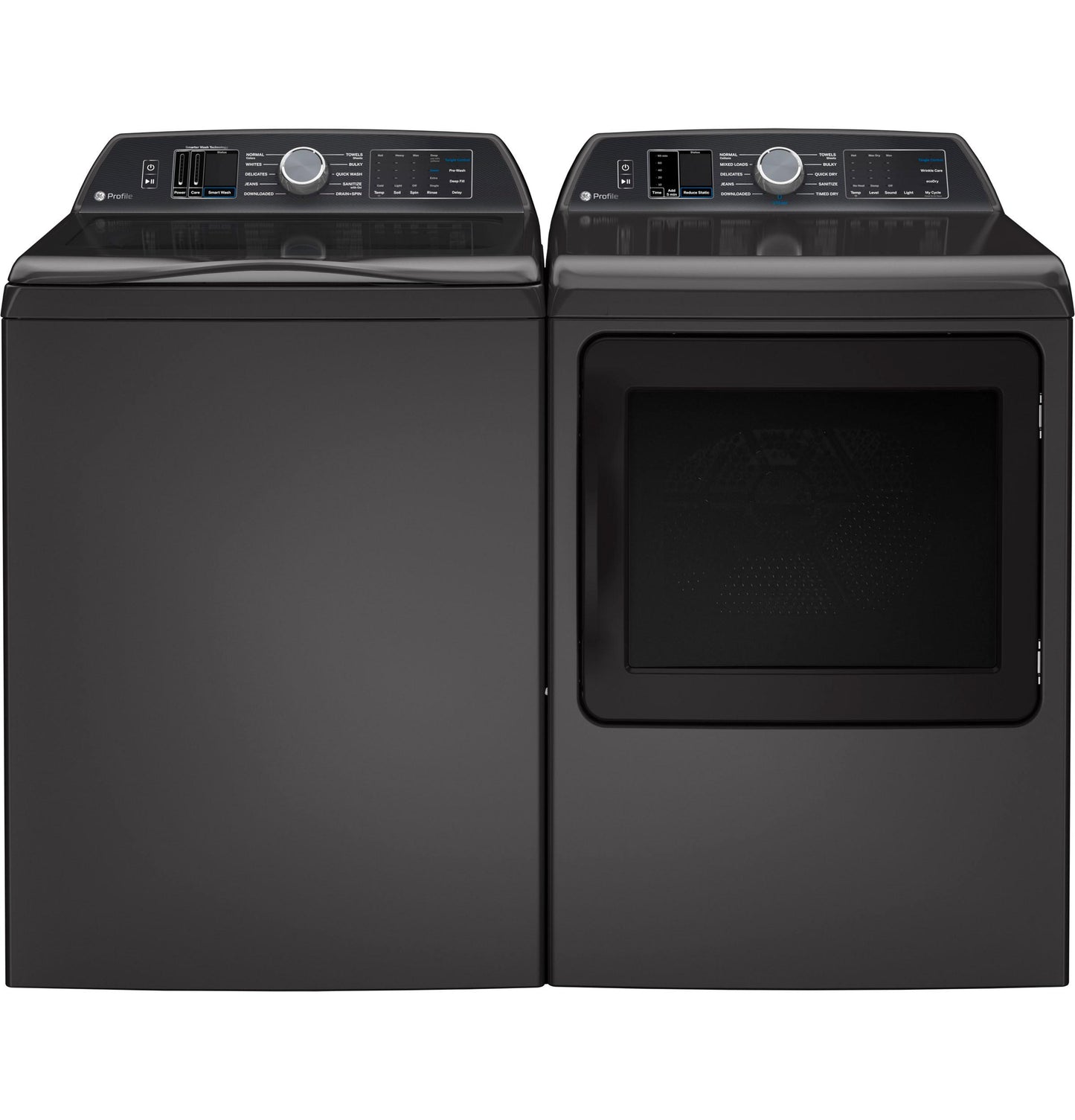 PTD70EBPTDG GE Profile™ ENERGY STAR® 7.4 cu. ft. Capacity Smart aluminized alloy drum Electric Dryer with Sanitize Cycle and Sensor Dry