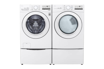 Lg DLE3400W 7.4 cu. ft. Large Capacity Electric Dryer - White
