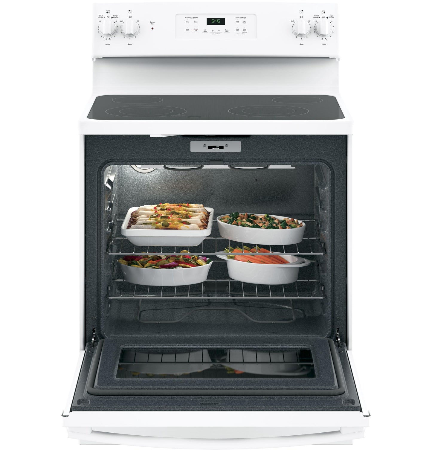 GE® 30" Free-Standing Electric Range