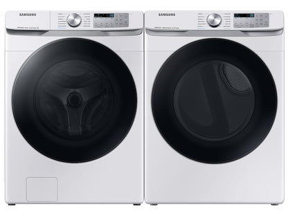 Samsung DVG45B6300W 7.5 cu. ft. Smart Gas Dryer with Steam Sanitize+ in White