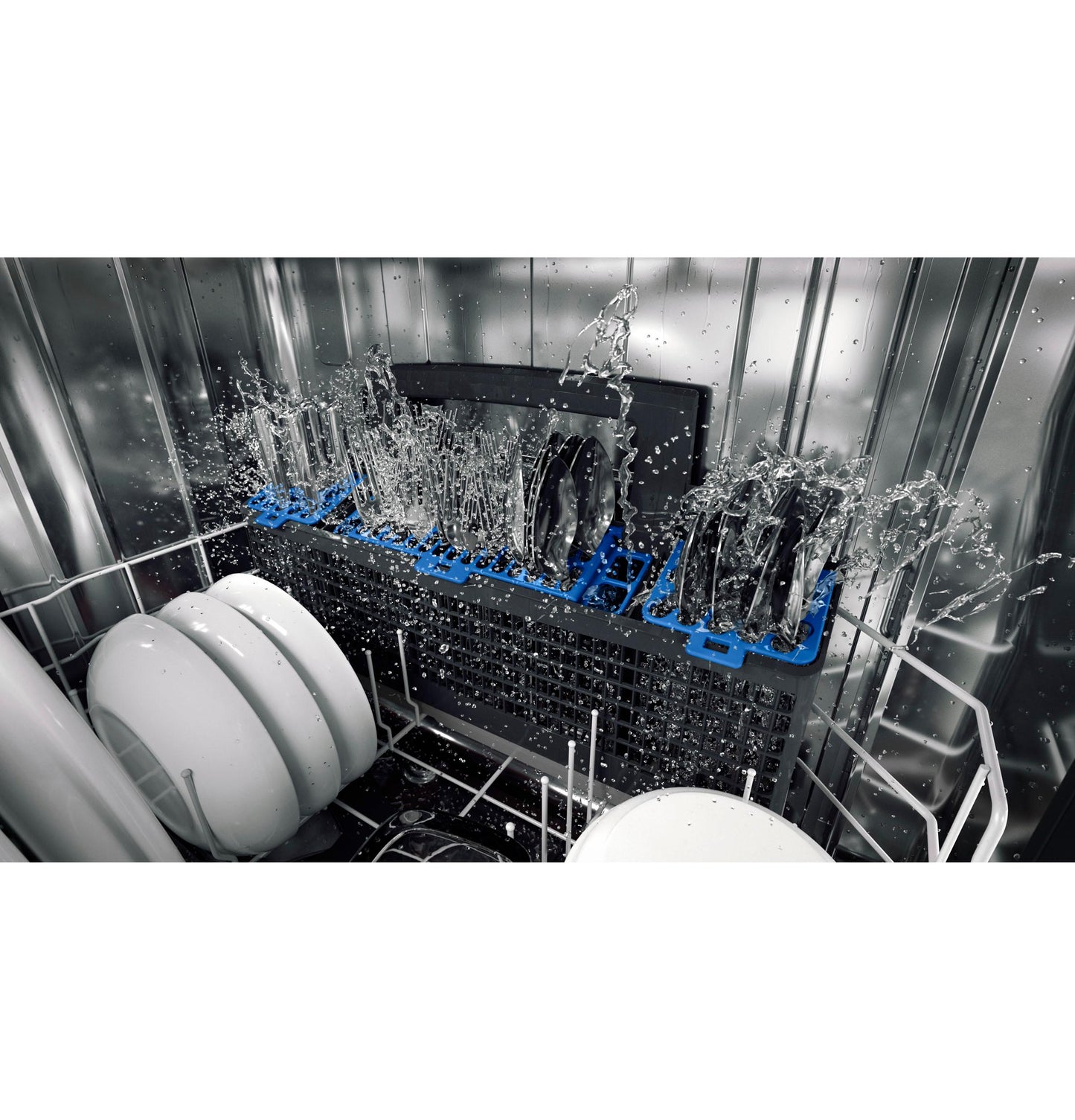 GE Profile™ ENERGY STAR® UltraFresh System Dishwasher with Stainless Steel Interior