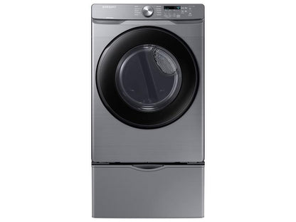 7.5 cu. ft. Front Load Gas Dryer with Sensor Dry in Platinum