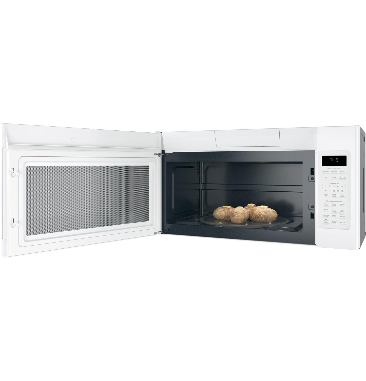 GE® 1.9 Cu. Ft. Over-the-Range Sensor Microwave Oven with Recirculating Venting