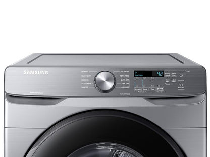 7.5 cu. ft. Front Load Gas Dryer with Sensor Dry in Platinum