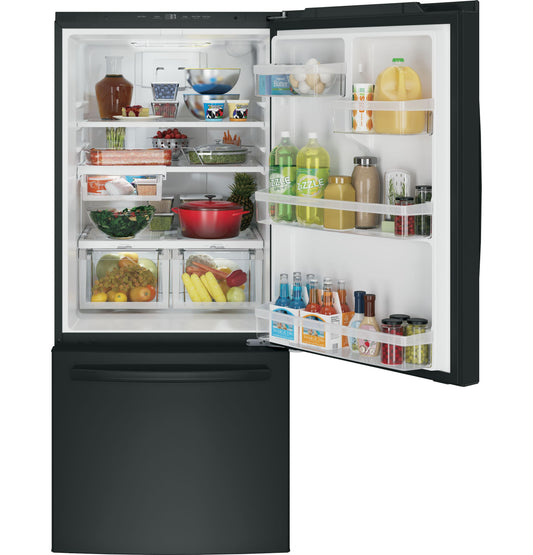 GE® ENERGY STAR® 21.0 Cu. Ft. Bottom-Freezer Refrigerator