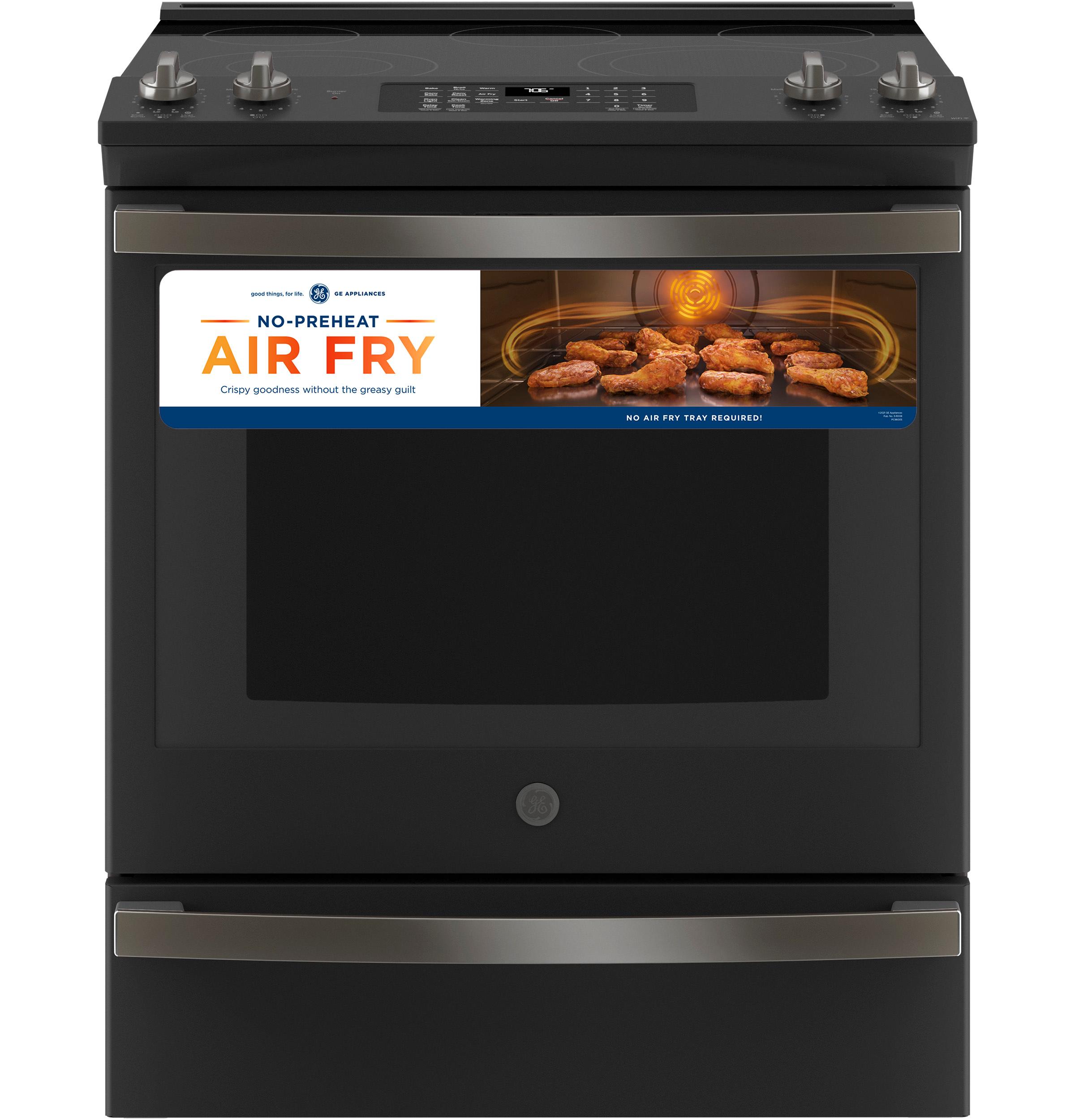 GE® 30" Slide-In Electric Convection Range with No Preheat Air Fry