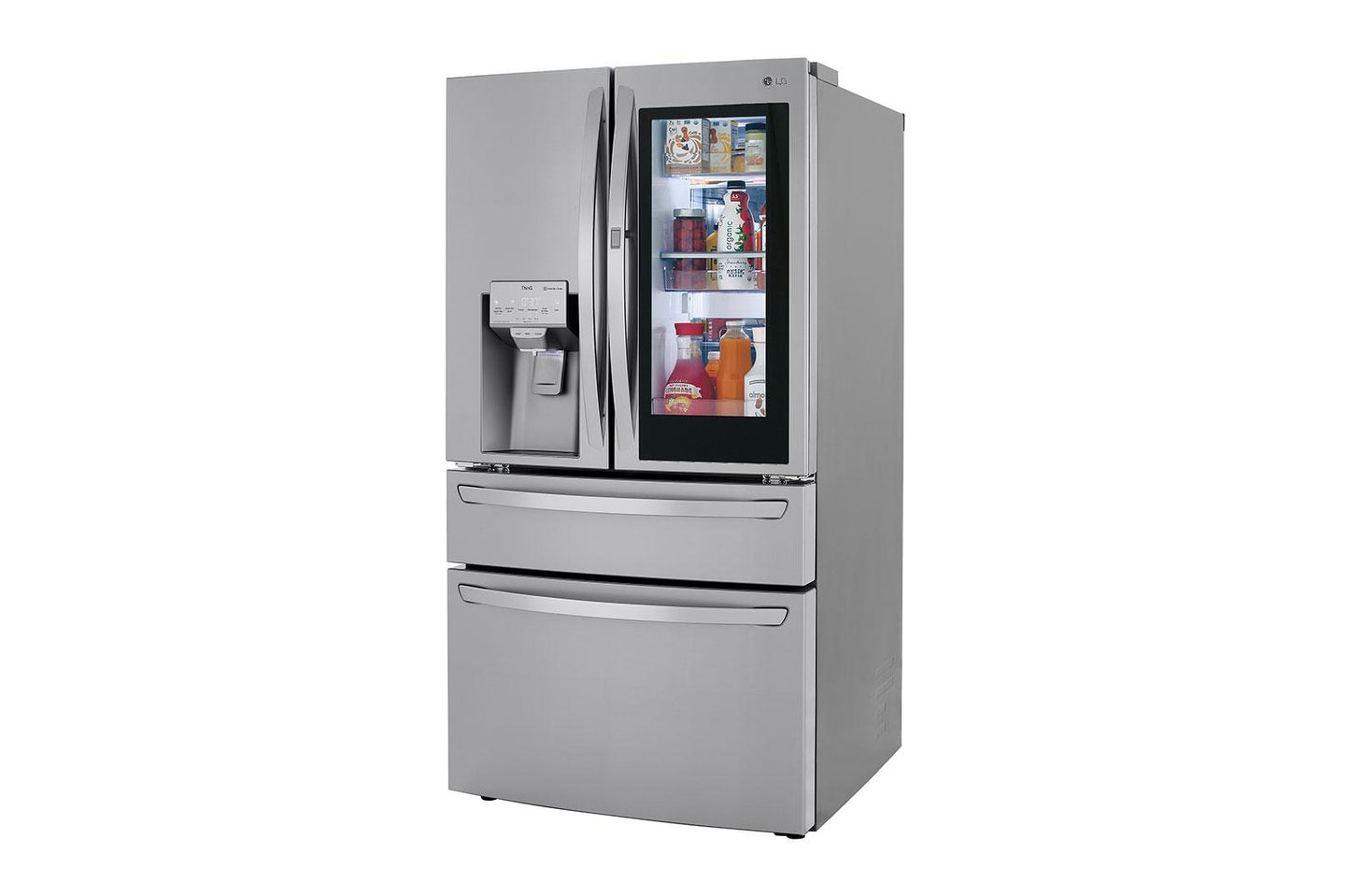 Lg LRMVC2306S 23 cu. ft. Smart Wi-Fi Enabled InstaView® Door-in-Door® Counter-Depth Refrigerator with Craft Ice™ Maker