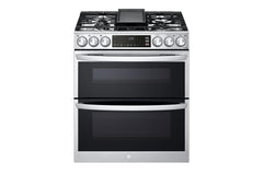 Lg LTGL6937F 6.9 cu. ft. Smart Gas Double Oven Slide-in Range with InstaView®, ProBake® Convection, Air Fry, and Air Sous Vide