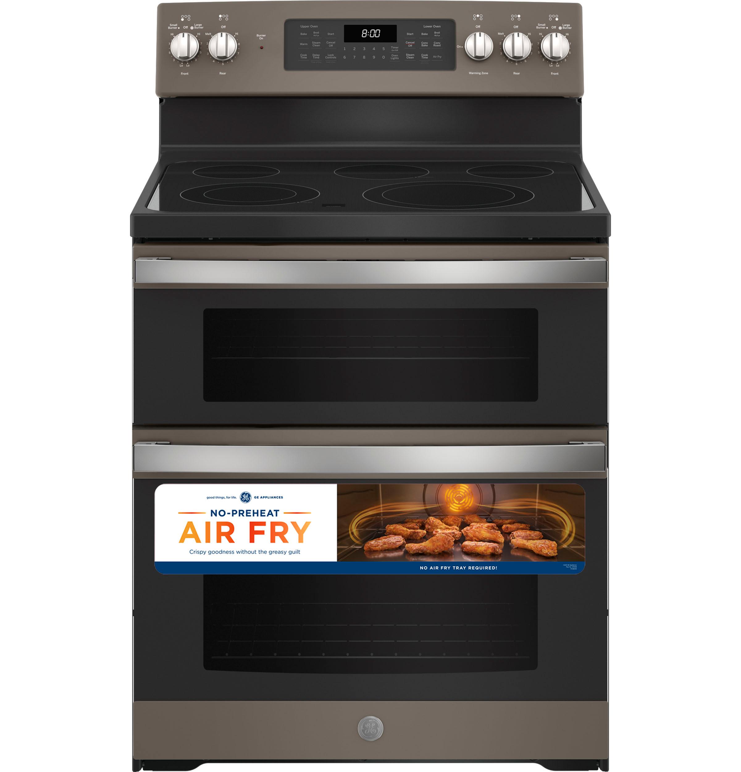 GE® 30" Free-Standing Electric Double Oven Convection Range