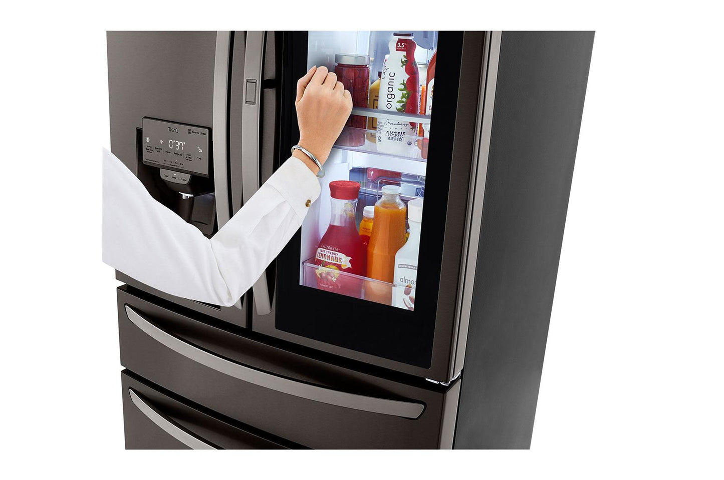 Lg LRMVC2306D 23 cu. ft. Smart InstaView™ Door-in-Door® Counter-Depth Refrigerator with Craft Ice™