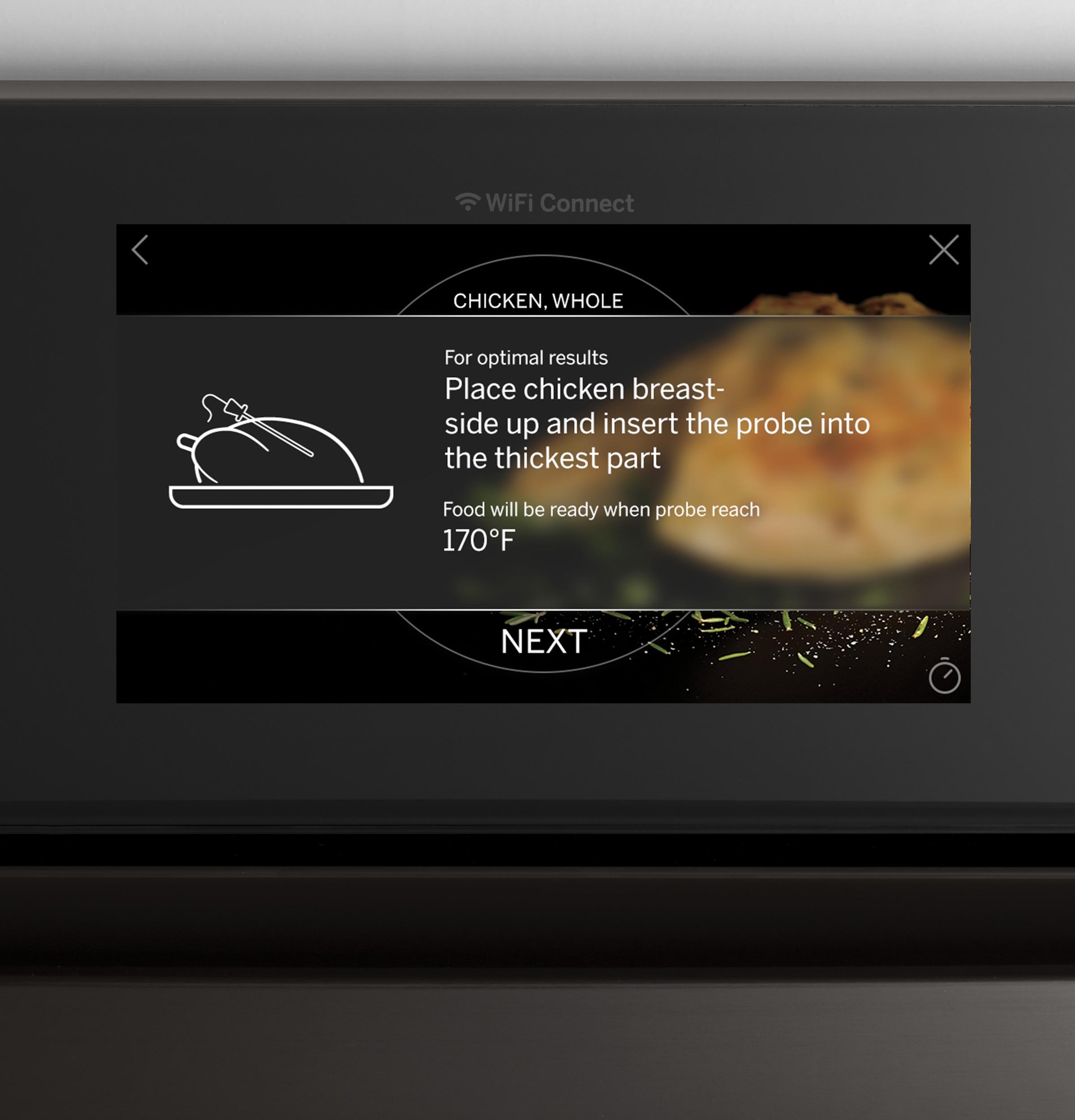 PTD7000SNSS GE Profile™ 30" Smart Built-In Convection Double Wall Oven with No Preheat Air Fry and Precision Cooking