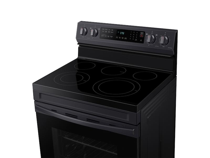Samsung NE63A6511SG 6.3 cu.ft.Smart Freestanding Electric Range with No-Preheat Air Fry & Convection in Black Stainless Steel