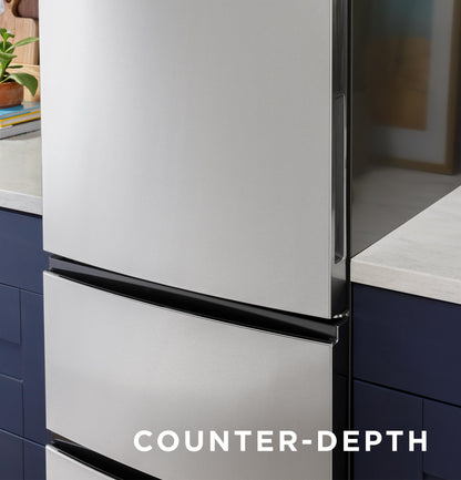GLE12HSPSS GE® ENERGY STAR® 11.9 Cu. Ft. Bottom-Freezer Refrigerator