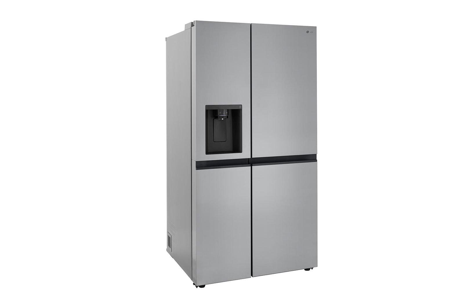 Lg 23 cu. ft. Side-by-Side Counter-Depth Refrigerator with Smooth Touch Dispenser