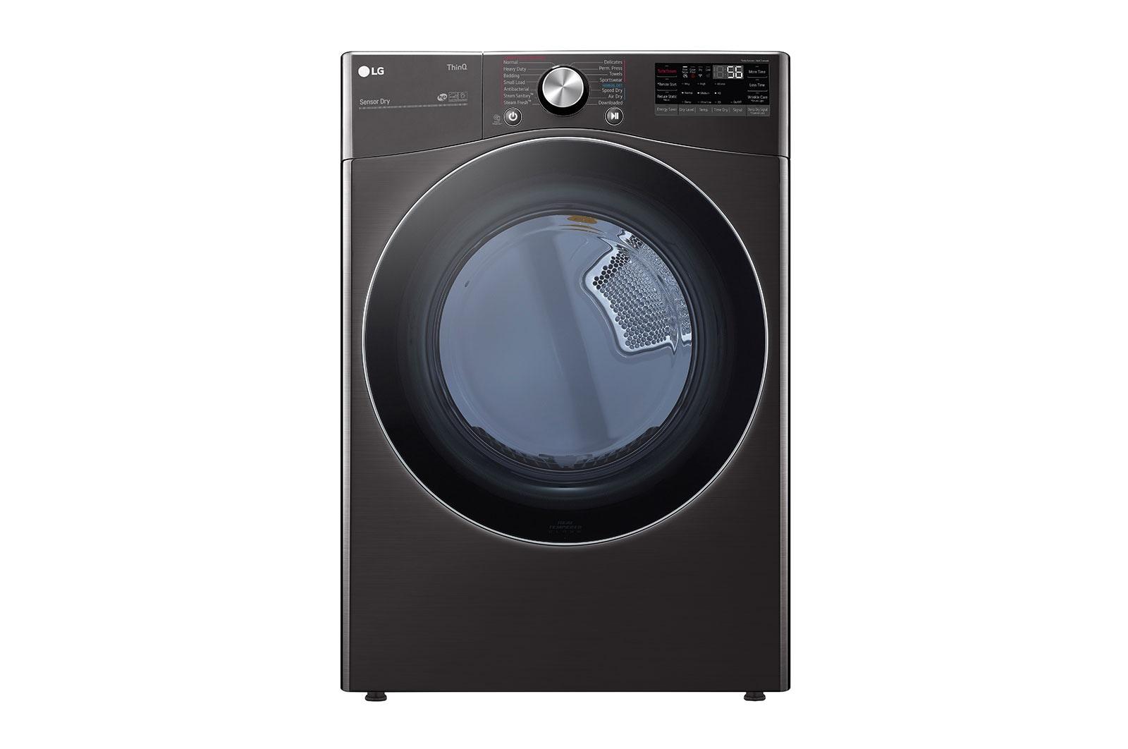 Lg 7.4 cu. ft. Ultra Large Capacity Smart wi-fi Enabled Front Load Gas Dryer with TurboSteam™ and Built-In Intelligence